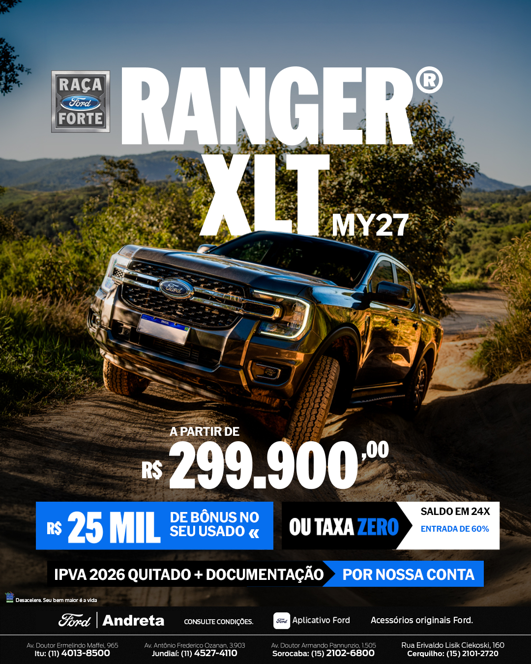 Ford Ranger XLT MY27